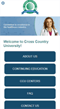 Mobile Screenshot of crosscountryuniversity.com