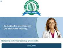 Tablet Screenshot of crosscountryuniversity.com